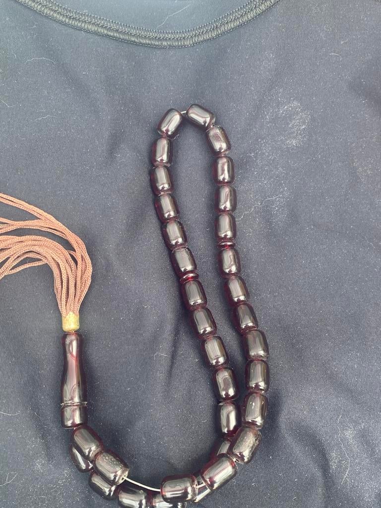 Tesbıh, Sieraden, Tassen en Uiterlijk, Kettingen, Ophalen of Verzenden, Zo goed als nieuw, Overige materialen