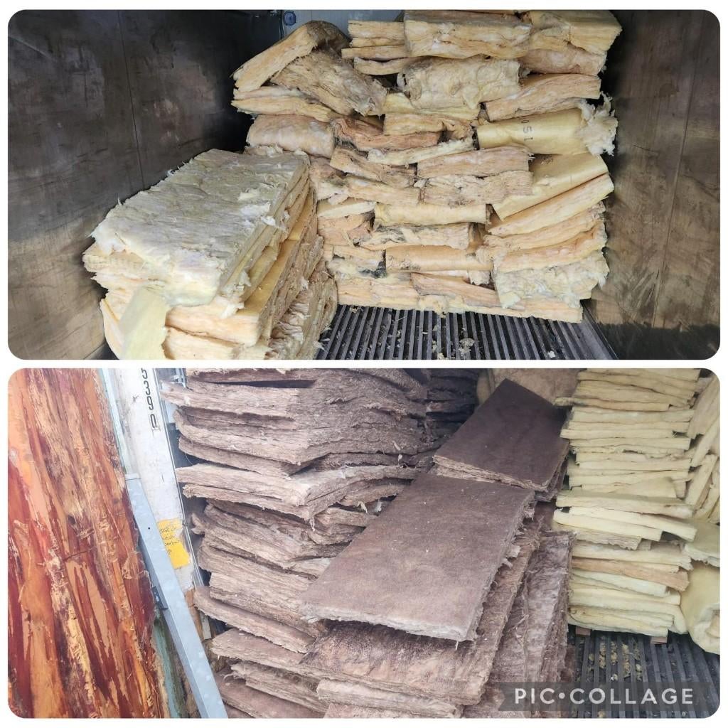 BS30 - Minerale wol met vlies isolatie, glaswol, steenwol, Ophalen, 4 tot 8 cm, Gebruikt, 15 m² of meer