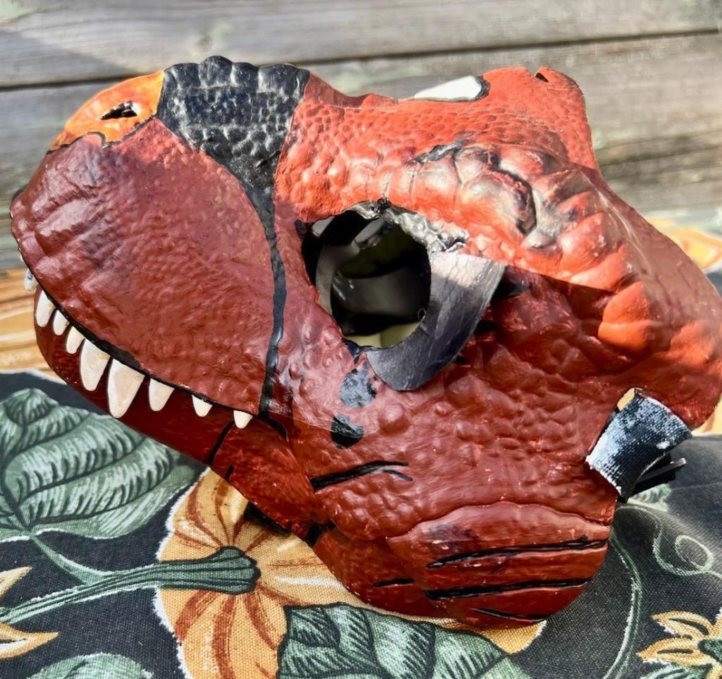 dino masker met paws, Ophalen of Verzenden, Gebruikt, Overige typen