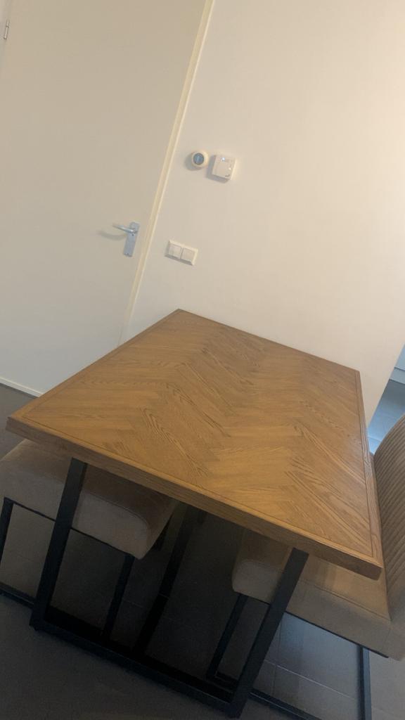 Eettafel, Huis en Inrichting, Tafels | Eettafels, Ophalen, 50 tot 100 cm, Zo goed als nieuw, 150 tot 200 cm