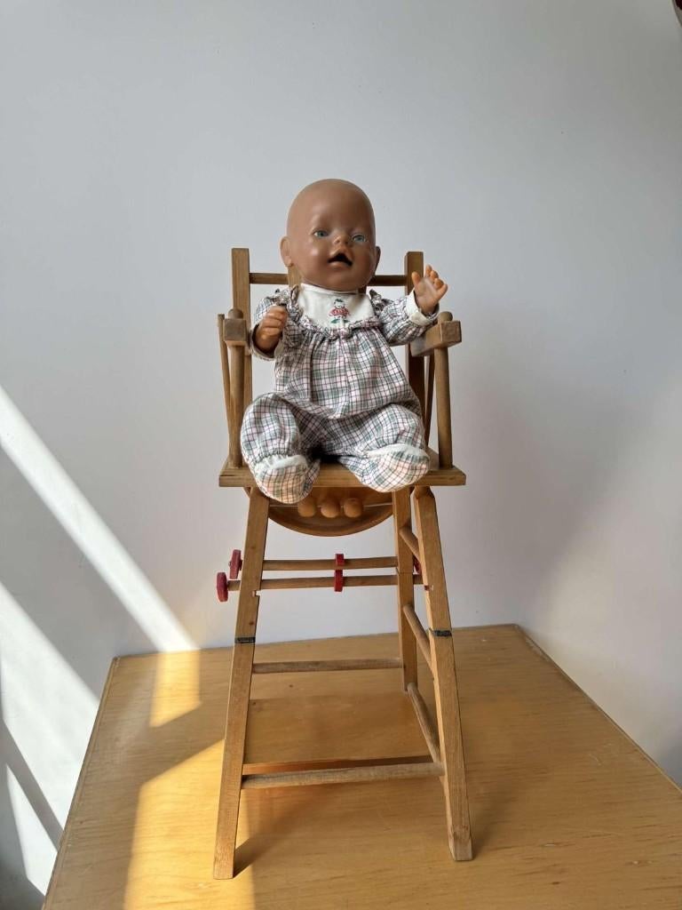 poppenstoel vintage, Kinderen en Baby's, Ophalen, Gebruikt, Overige typen
