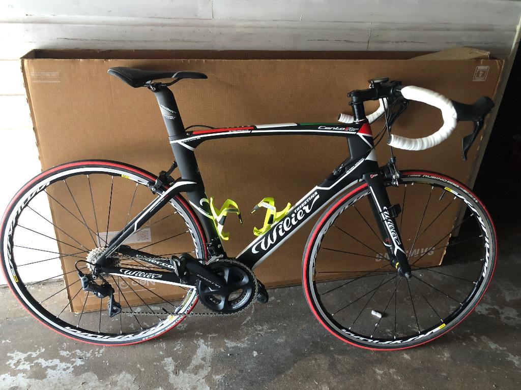 Wilier carbon racefiets, 28 inch, Carbon, Heren, Zo goed als nieuw