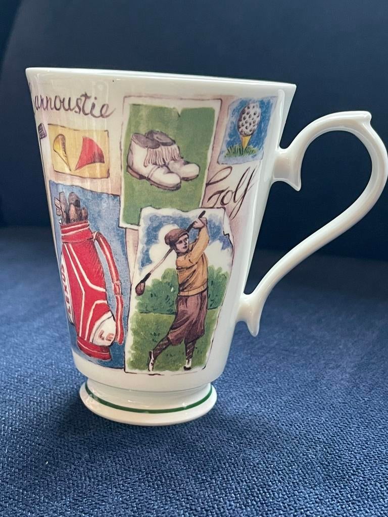 Roy Kirkham England, Fine Bone China, beker. Golf. 1997., Ophalen of Verzenden, Zo goed als nieuw, Overige stijlen, Kop(pen) en/of Schotel(s)