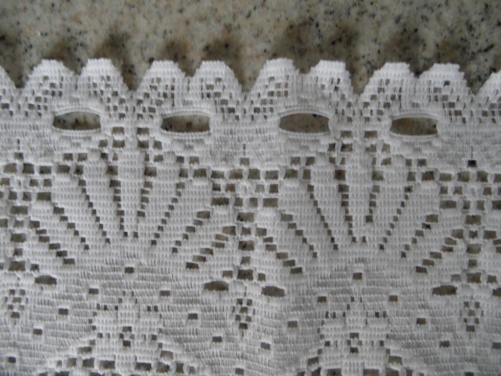 kanten gordijntje - gordijn, Antiek en Kunst, Antiek | Kleden en Textiel, Ophalen of Verzenden