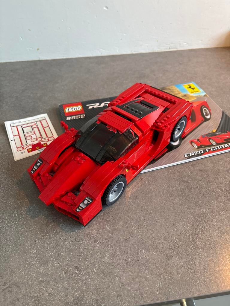 Lego Enzo Ferrari 8652 - Compleet met boekje, zonder doos, Kinderen en Baby's, Speelgoed | Duplo en Lego, Ophalen of Verzenden