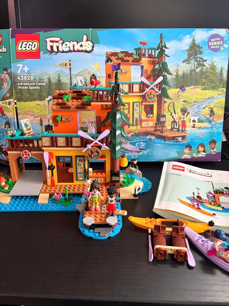 Lego friends avonturenkamp 42626, Ophalen of Verzenden, Zo goed als nieuw, Complete set, Lego