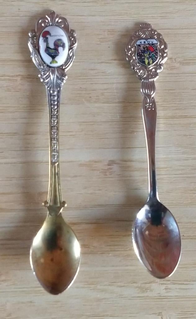 theelepeltjes souvenir lepeltjes, volgnr 86, Ophalen of Verzenden, Zo goed als nieuw, Metaal, Bestek