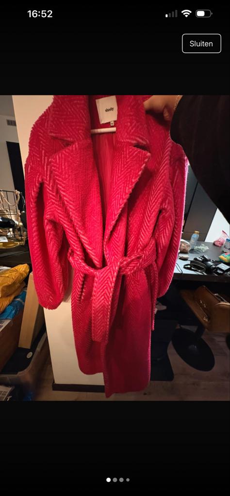 Shoeby roze jas, Kleding | Dames, Jassen | Winter, Ophalen of Verzenden, Zo goed als nieuw, Roze