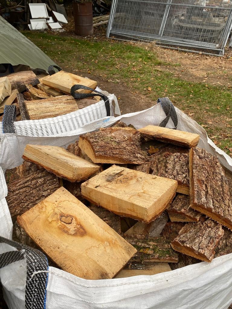 Droog lariks douglas kachelhout stookhout brandhout, 6 m³ of meer, Ophalen, Overige houtsoorten, Blokken