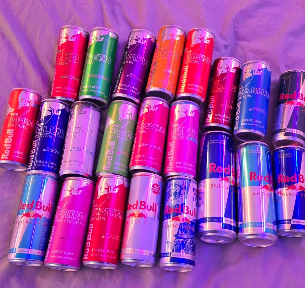 Red Bull Blikjes Verzameling, Ophalen of Verzenden, Zo goed als nieuw