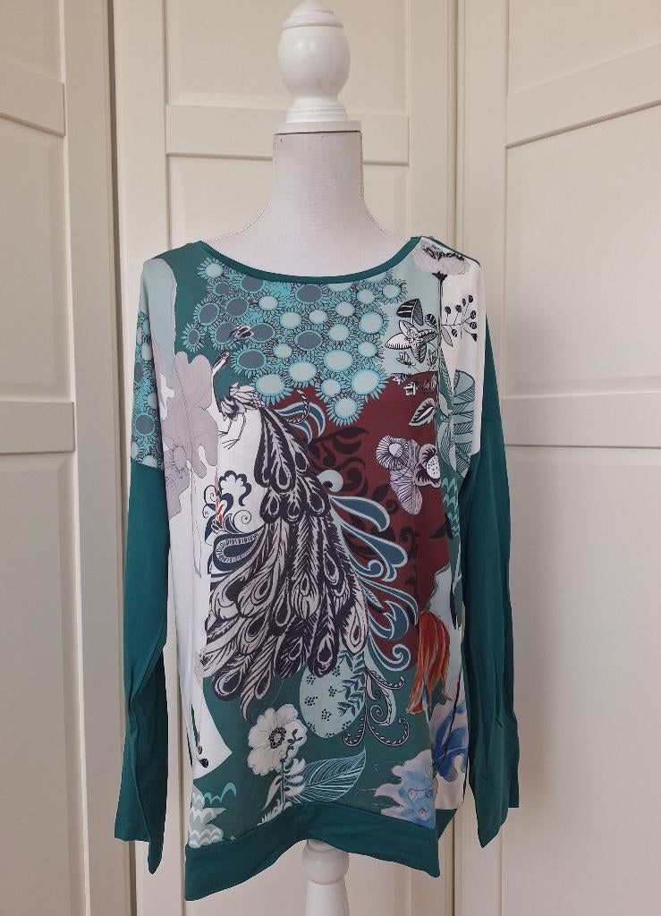 DIDI nieuwe groene print tuniek longsleeve top 42 L (= XL), Kleding | Dames, Tops, Nieuw, Maat 42/44 (L), Groen, Lange mouw, Ophalen of Verzenden