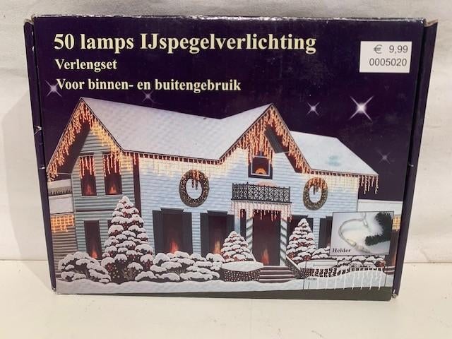 50 lamps ijspegelverlichting verlengset *, Niet bekend, Niet bekend, Nieuw, Ophalen of Verzenden