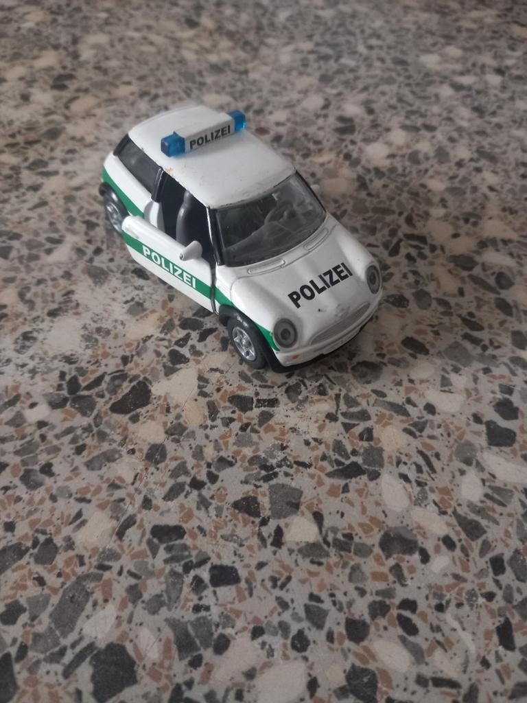 Mini cooper  Polizei, Ophalen of Verzenden, Zo goed als nieuw, Auto, SIKU