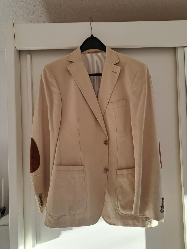 Heren Colbert  Eduard Pelger Hofleverancier  Beige Maat 50, Maat 48/50 (M), Beige, Ophalen of Verzenden, Zo goed als nieuw