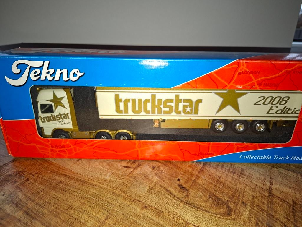 Tekno DAF XF TRUCKSTAR 2008 EDITION met certificaat, Hobby en Vrije tijd, Modelauto's | 1:50, Ophalen, Nieuw, Bus of Vrachtwagen