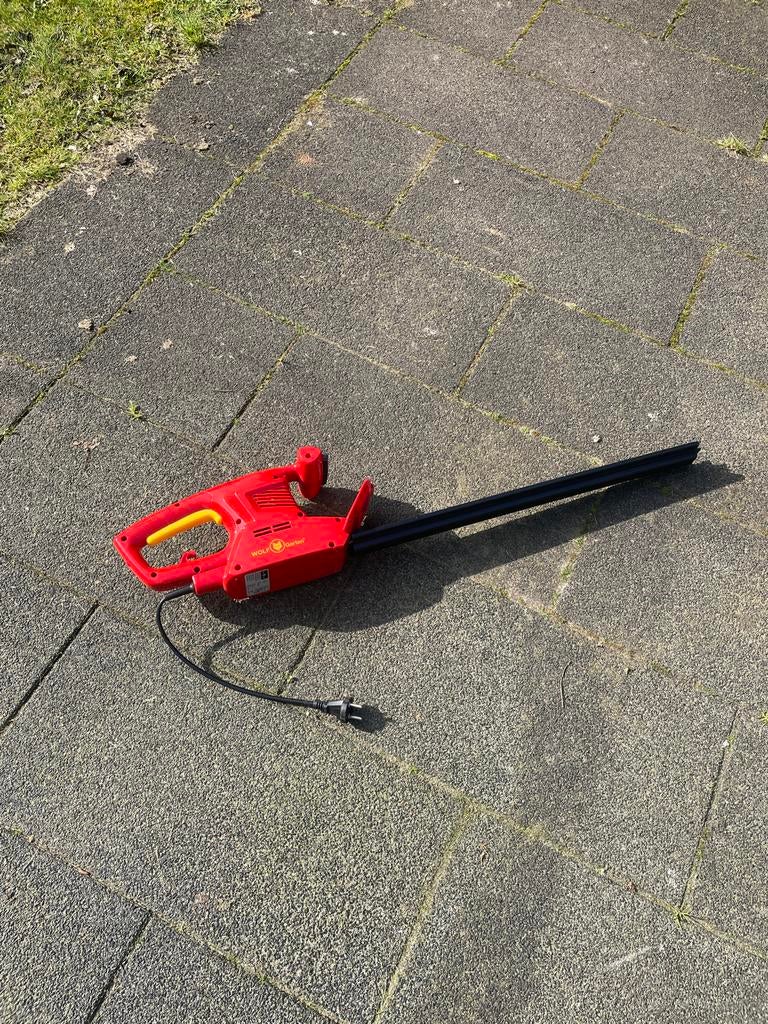Goedwerkende Wolf Garten snoeischaar, Ophalen of Verzenden, Gebruikt, Elektrisch
