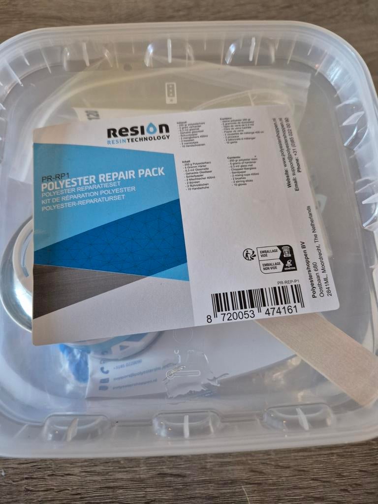 Vijverbak reparatie set, Ophalen, Zo goed als nieuw