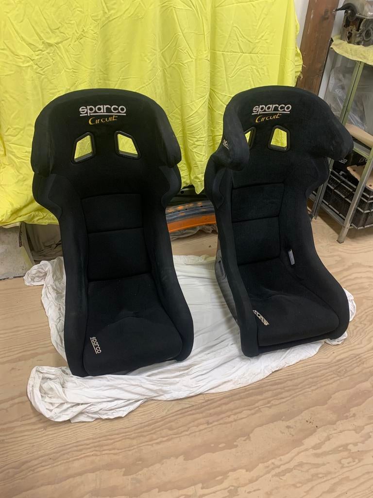 Sparco Circuit Kuipstoelen - Set van 2, Auto-onderdelen, Interieur en Bekleding, Ophalen, Gebruikt, Universele onderdelen