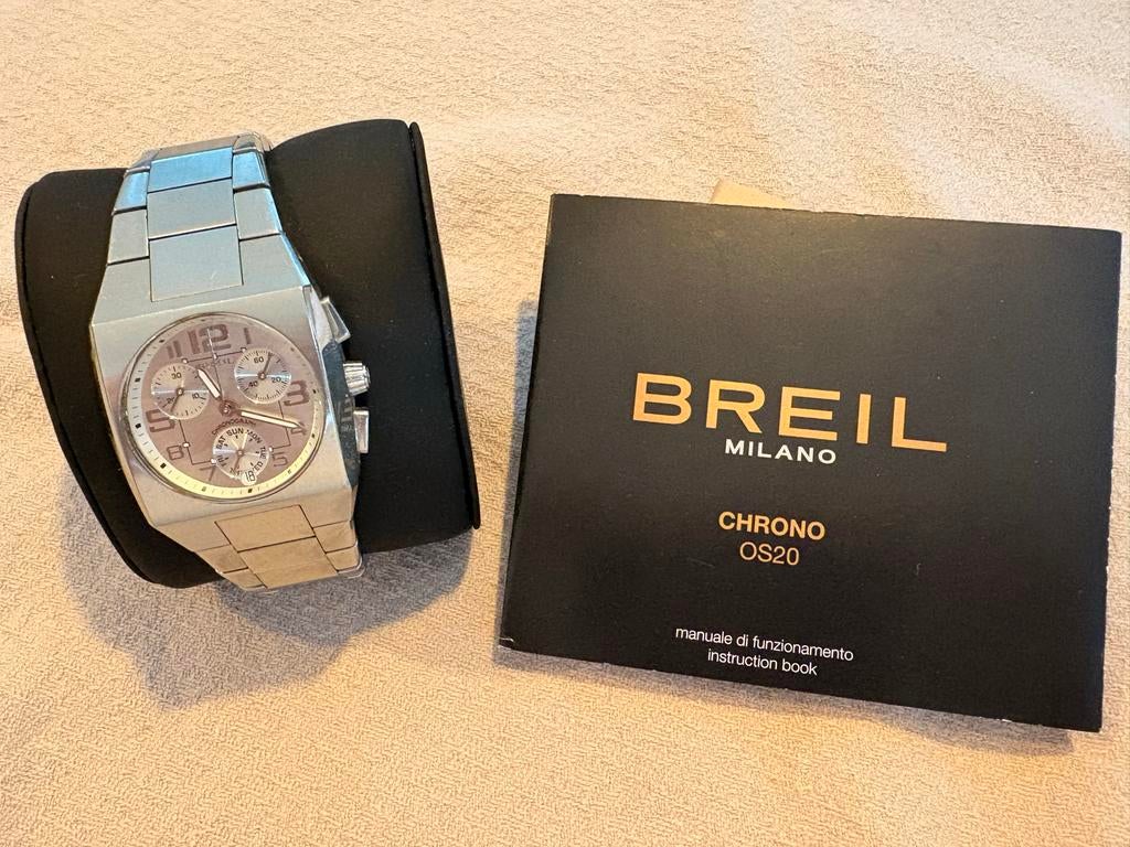 BREIL dameshorloge met stalen band, Sieraden, Tassen en Uiterlijk, Horloges | Dames, Ophalen, Staal, Polshorloge, Zo goed als nieuw