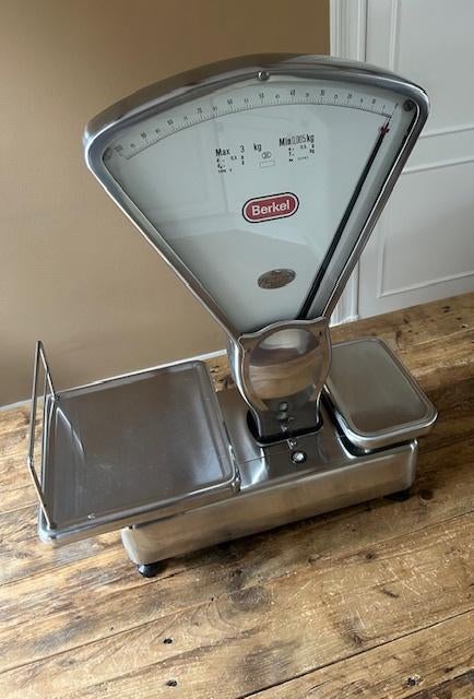 Berkel weegschaal RVS, Ophalen, Gebruikt, Winkelweegschaal, Minder dan 10 kg