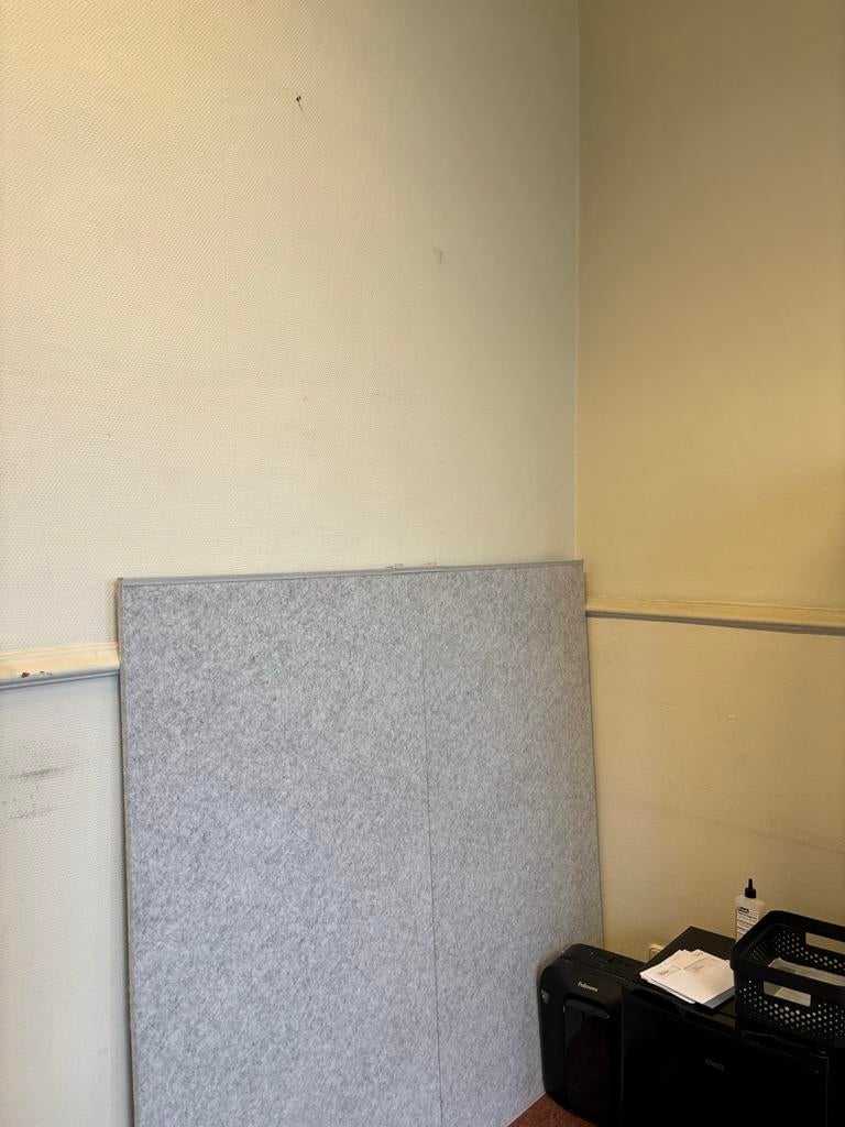 4 filt scheidingswanden voor kantoor met hoekstukken, Ophalen, Gebruikt