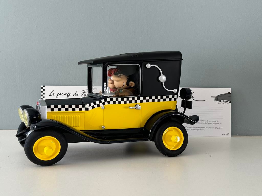 Fiat 509 Coupe Royal 1925 Gaston Franquin, Ophalen of Verzenden, Kuifje, Zo goed als nieuw, Beeldje of Figuurtje