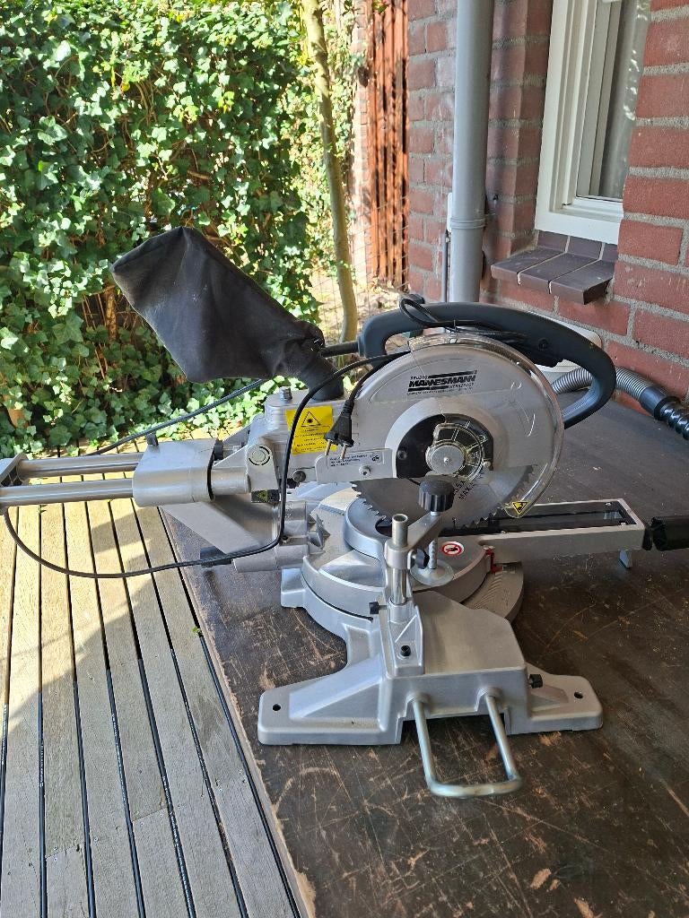 Afkortzaagmachine, Doe-het-zelf en Verbouw, Gereedschap | Zaagmachines, Ophalen, Brüder Mannesmann, 70 mm of meer, Zo goed als nieuw