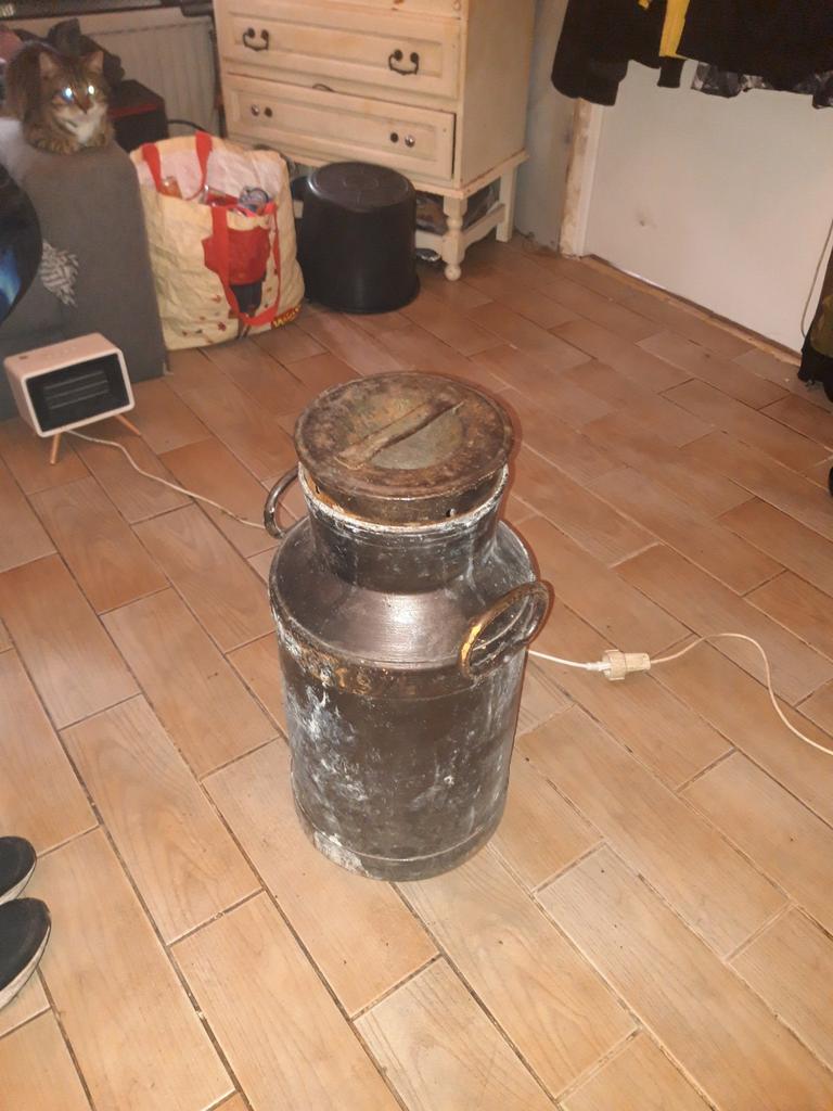 Carbid bus te koop met deksel, Ophalen, Gebruikt