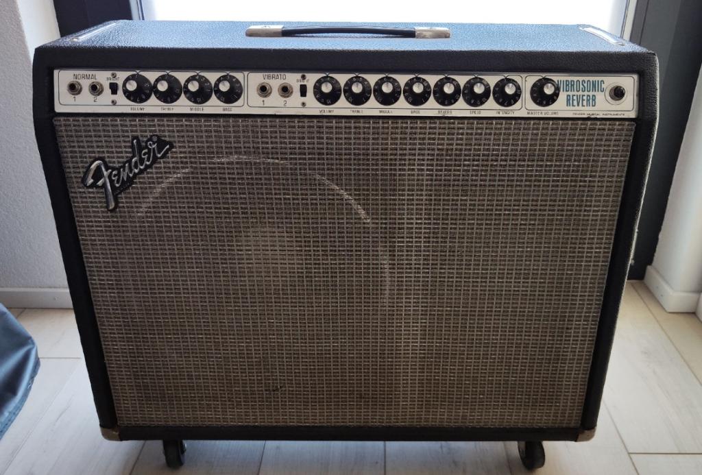 Fender Vibrosonic Reverb (Twin) gitaarversterker uit 1978, Muziek en Instrumenten, Versterkers | Bas en Gitaar, Ophalen, Gebruikt