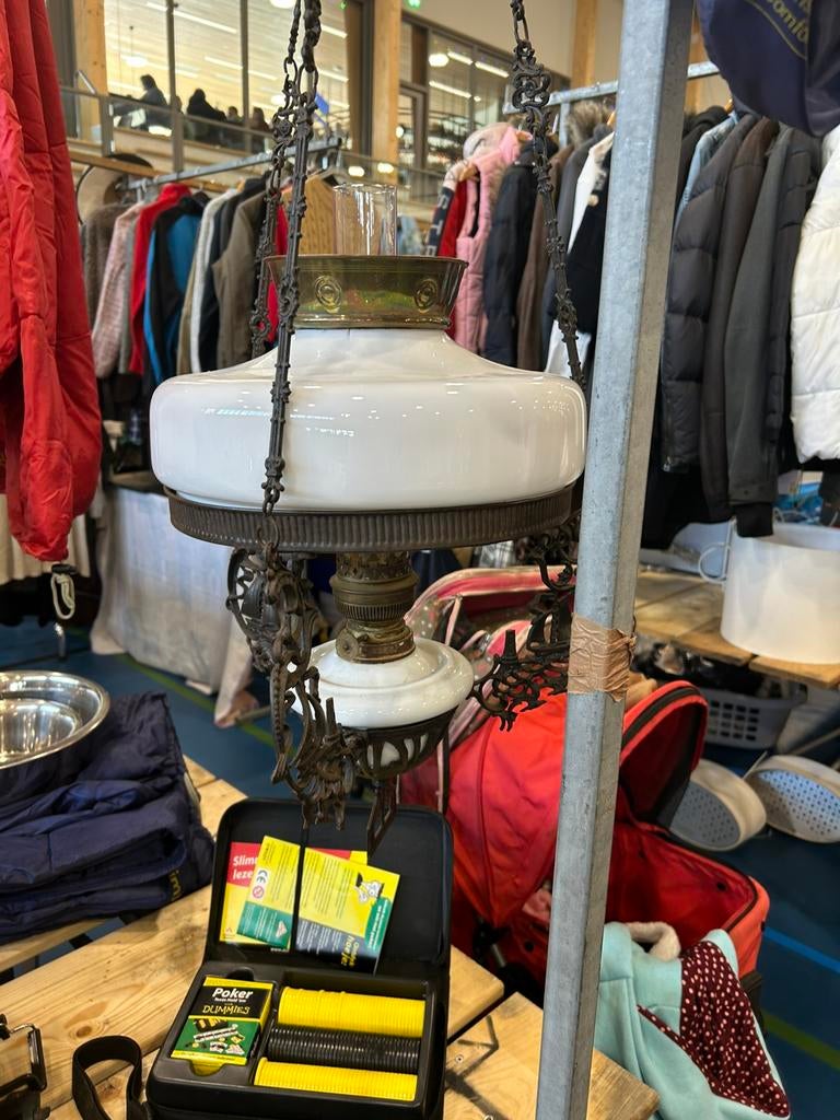 Peteroleumlamp, Antiek en Kunst, Antiek | Lampen, Ophalen