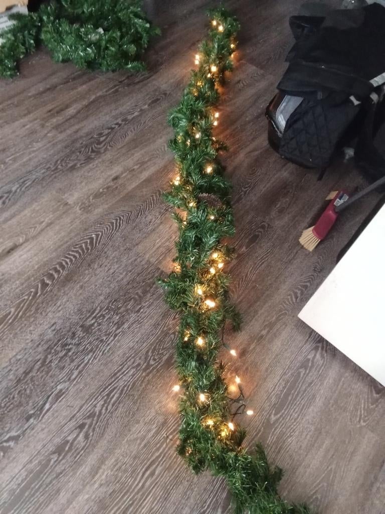 Guirlande met verlichting, Ophalen, Gebruikt