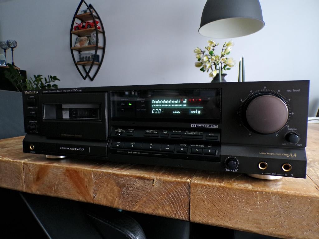 Zeer mooi Technics Class AA cassette deck type RS-B565, Ophalen of Verzenden, Enkel, Overige merken, Tiptoetsen