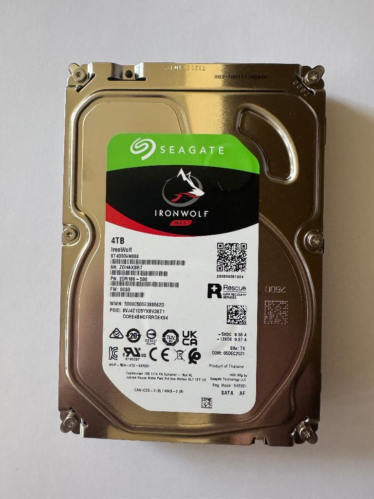 Seagate Ironwolf 4tb NAS HDD (meerdere stuks), Gebruikt, Seagate, Info@debitstore.nl, Ophalen of Verzenden