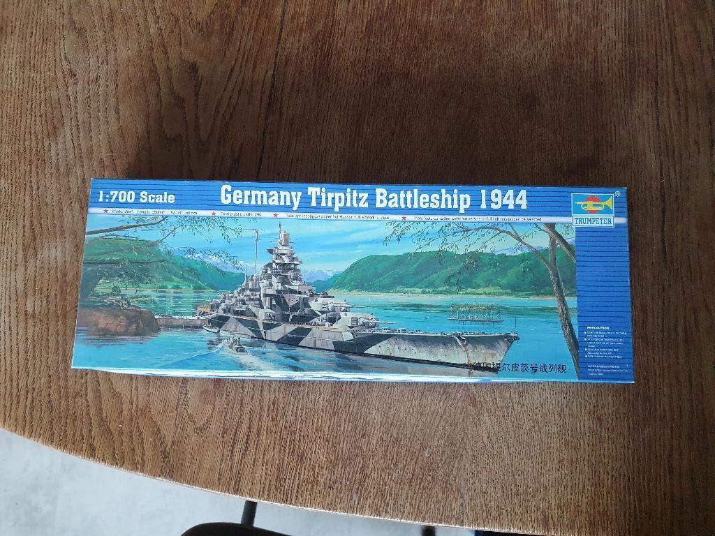 Duitse slagschip Tirpitz, Trumpeter 05712, 1/700, Hobby en Vrije tijd, Modelbouw | Boten en Schepen, Ophalen of Verzenden, Nieuw