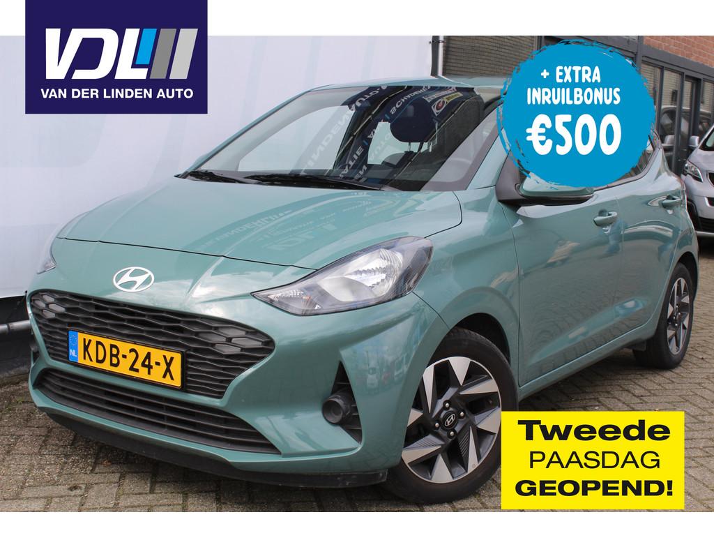Hyundai i10 1.0 Comfort Smart 5-zits (bj 2024, automaat), Stof, Gebruikt, Euro 6, Start-stop-systeem