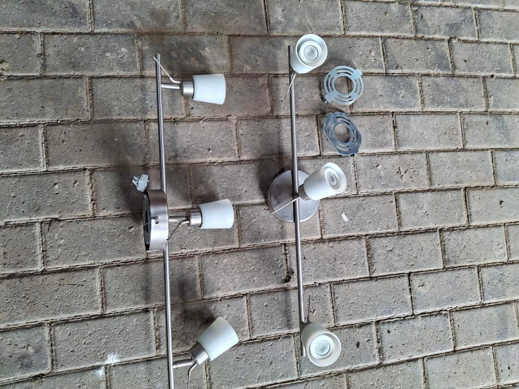 Plafondspotjes, Huis en Inrichting, Lampen | Spots, Gebruikt, Metaal of Aluminium, Ophalen