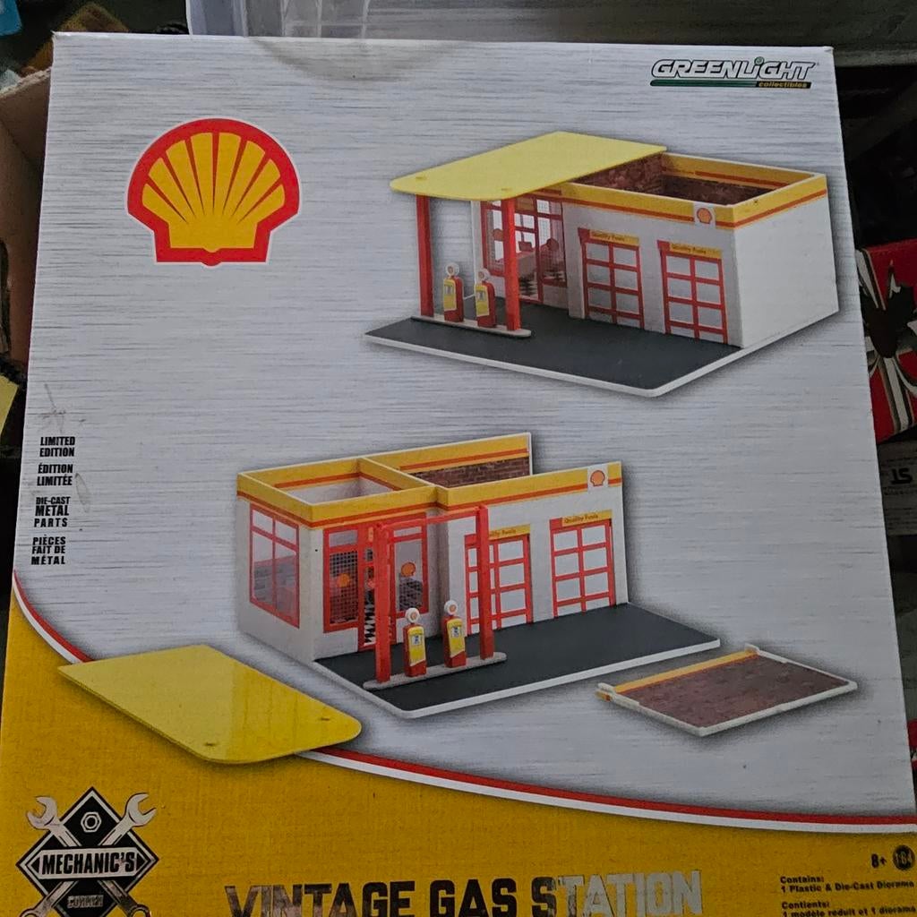 Greenlight Shell Vintage Tankstation Diorama - Nieuw, Verzamelen, Nieuw, Ophalen of Verzenden, 1000 E 116th St, Carmel, IN 46032, USA