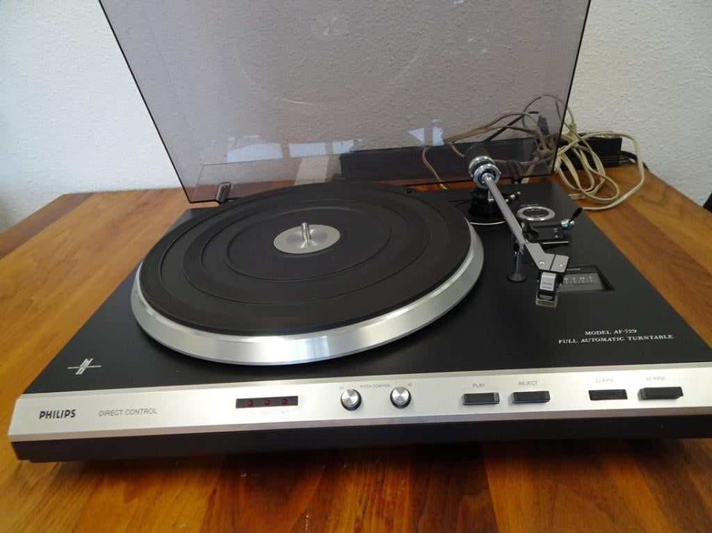 Philips AF729 MK-I platenspeler - gereviseerd, Philips, Automatisch, Ophalen of Verzenden, Zo goed als nieuw