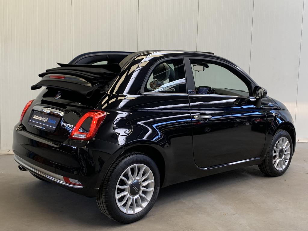 Fiat 500C 1.0 Hybrid Dolcevita AIRCO/ECC-LMV-LEDER-CRUISE CO, Voorwielaandrijving, 12 maanden, Gebruikt, 4 stoelen