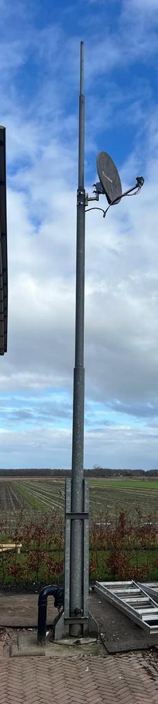 Antenne / lichtmast, Telecommunicatie, Antennes en Masten, Ophalen, Gebruikt, Mast