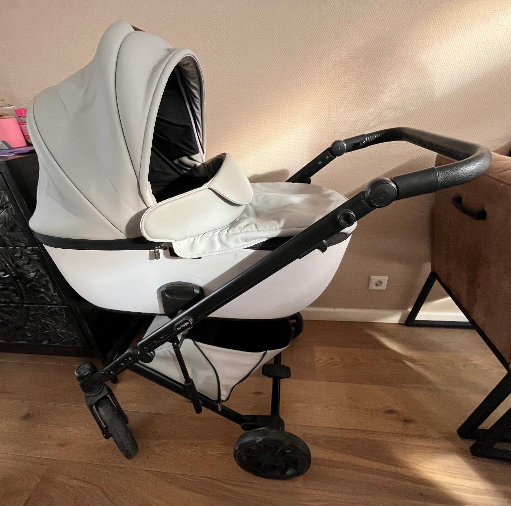 Anex e-type 3 in 1 kinderwagen incl isofix, zeer compleet!, Gebruikt, Combiwagen, Verstelbare duwstang, Ophalen