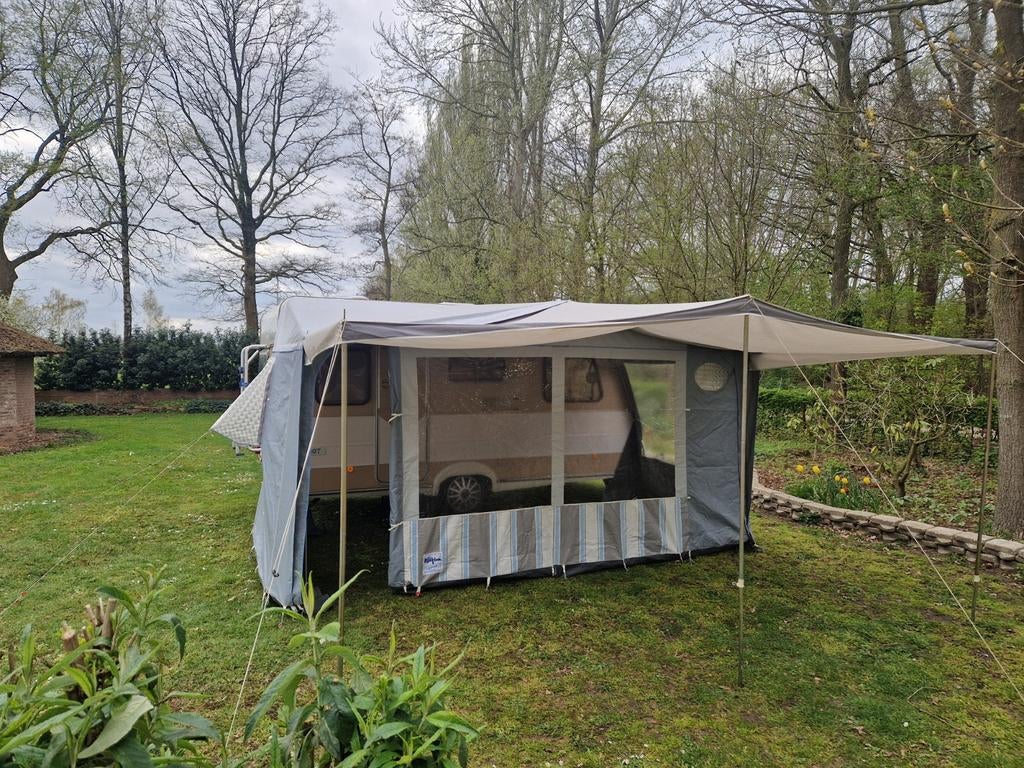 Gerjak voor tent incl luifel maat 8, Ophalen, Zo goed als nieuw