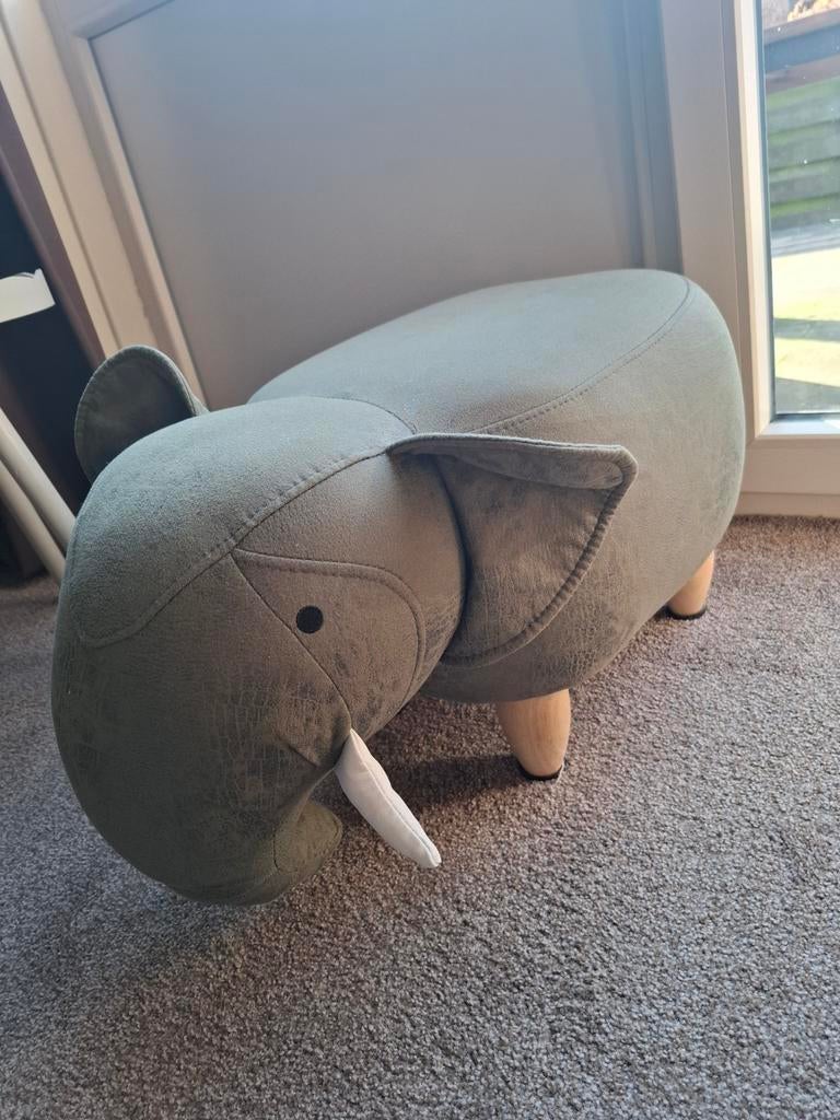 Kinder poef Olifant Kwantum, Minder dan 50 cm, Minder dan 50 cm, Ophalen of Verzenden, Zo goed als nieuw
