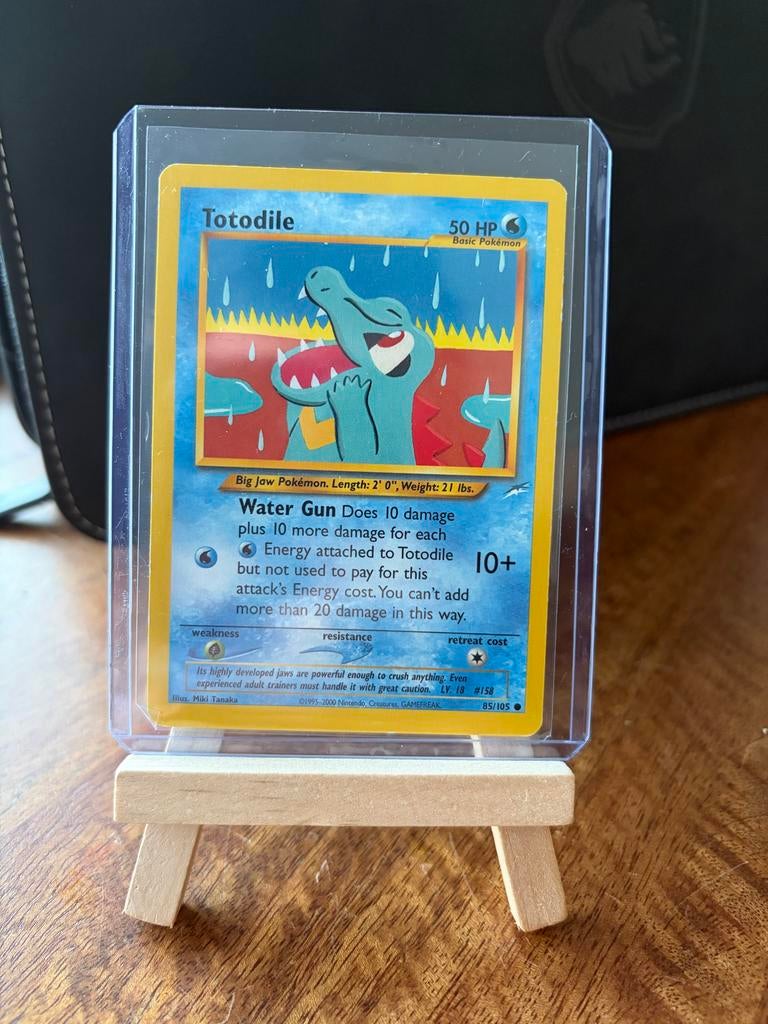 Totodile #85/105 - Pokémon Neo Destiny, Ophalen of Verzenden, Gebruikt, Losse kaart