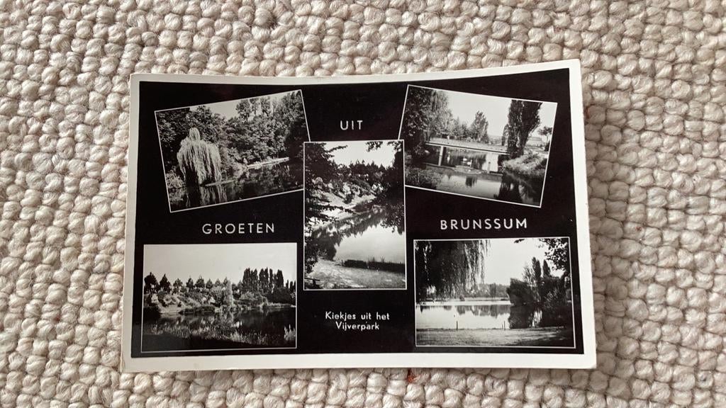 Ansichtkaart Brunssum jaren ‘60. 934, Ophalen of Verzenden, 1960 tot 1980, Gelopen, Limburg