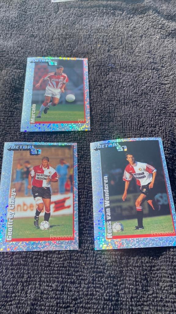 3 x Panini voetbal 97, Verzamelen, Sportartikelen en Voetbal, Ophalen of Verzenden, Zo goed als nieuw, Ajax, Poster, Plaatje of Sticker