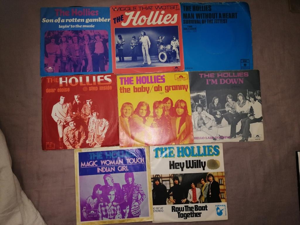 The Hollies 7 inch verzameling, Ophalen of Verzenden, Zo goed als nieuw, Pop