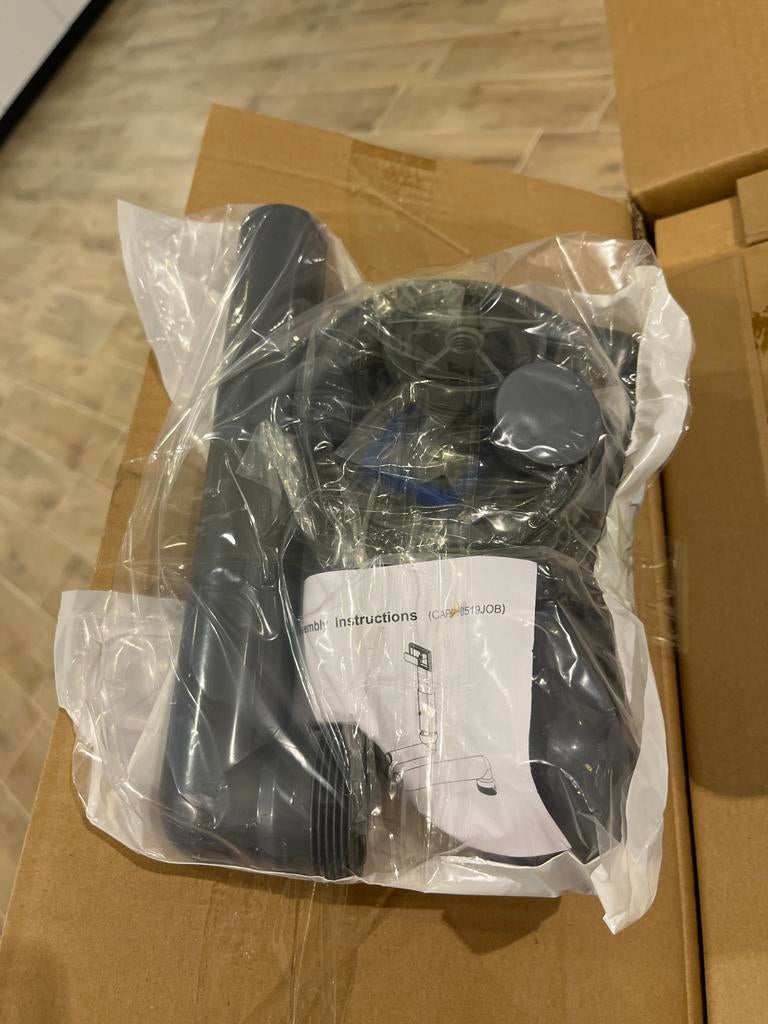 Vierkante spoelbak 440x185x440 mm, Ophalen of Verzenden, Nieuw, Staal of Rvs, Overige typen