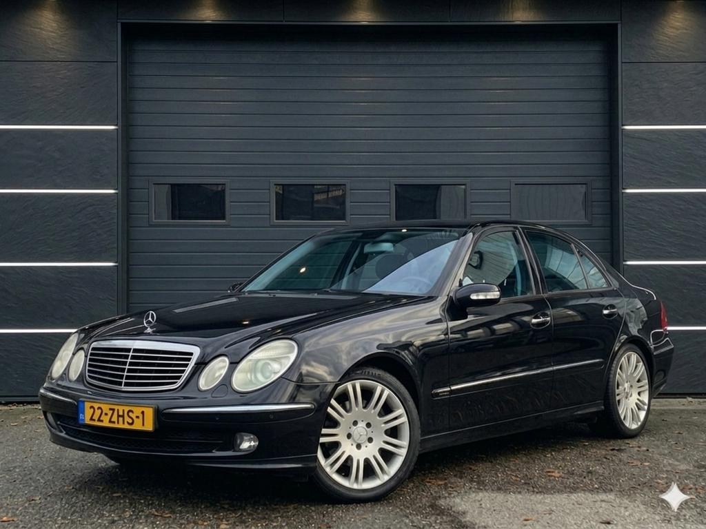 Mercedes-Benz E-200 avantgarde sportpakket || uniek ||, Automaat, Achterwielaandrijving, Zwart, 4 cilinders