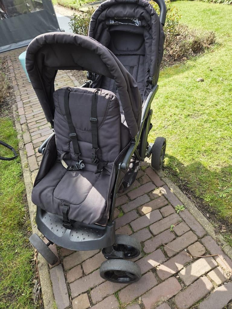 Duo kinderwagen, Ophalen, Gebruikt, Verstelbare rugleuning